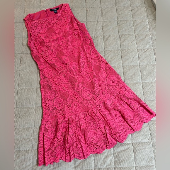 Fuchsia Cocktail Dress - Picture 1 of 12